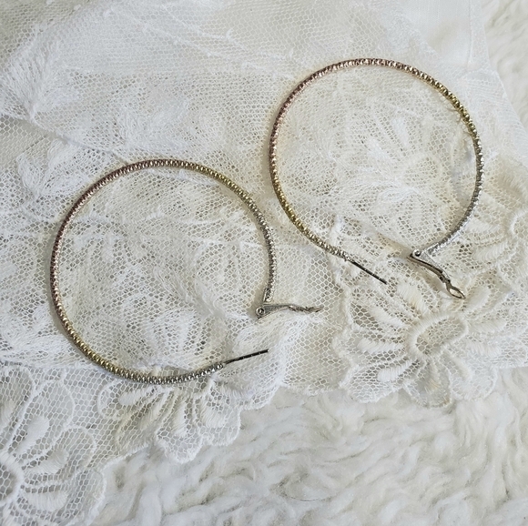 𝅺OMBRE Hoop Earrings - Picture 2 of 7